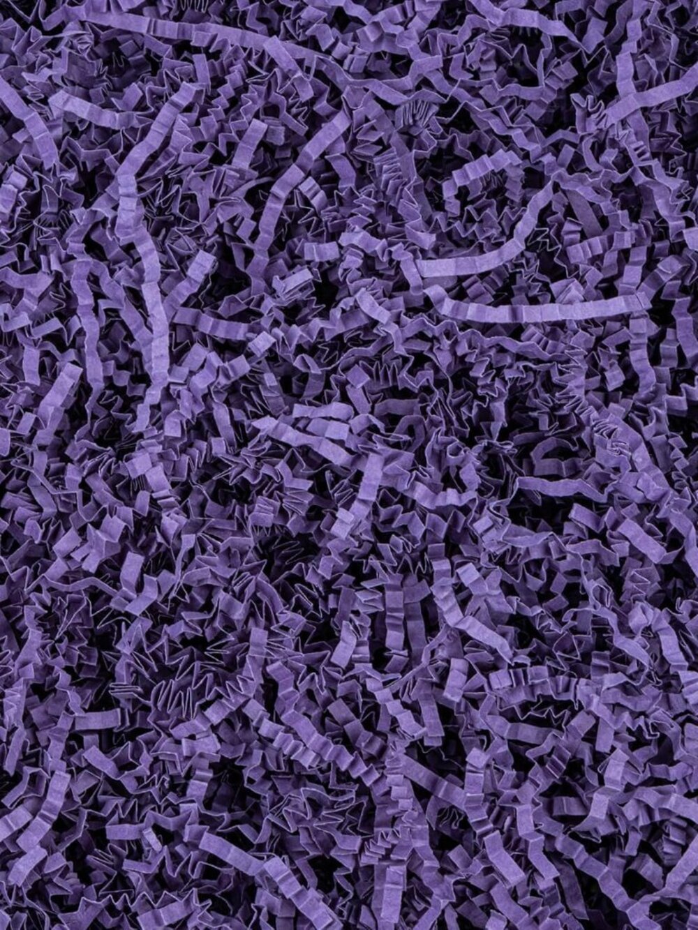 Purple Crinkle Paper Filler - Shredded Paper, Gift Basket & Box Wrap